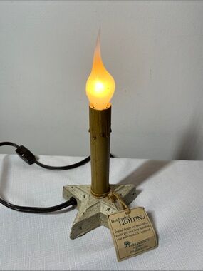 Handcrafted Lighting Vintage Half Star Base Window Candle Lamp - India